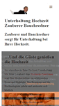 Mobile Screenshot of hochzeit-unterhaltung-zauberer.de